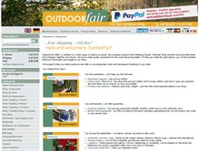 Tablet Screenshot of outdoorfair.de